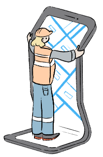 VOLUM3 Mobile App Illustration